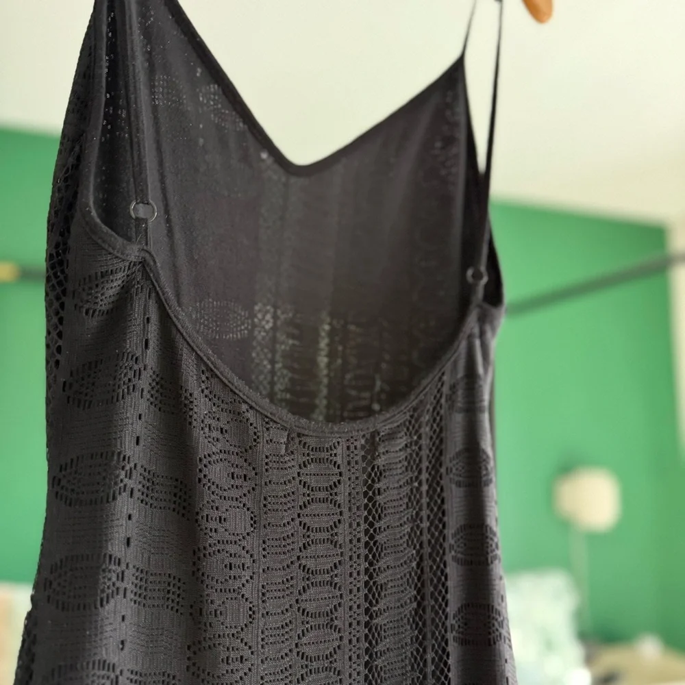 For Love and Lemons x Revolve Black Lace Overlay Maxi Dress | Small - Picture 14 of 16